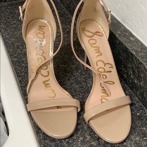 Nude heels worn once!